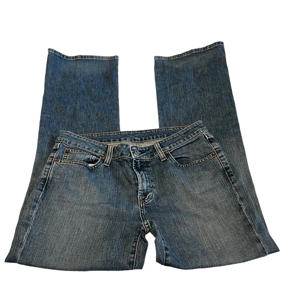 POLO RALPH LAUREN “STRETCH KELLY” JEANS. Slight distressing. Med. wash. Size: 6 - Picture 1 of 8